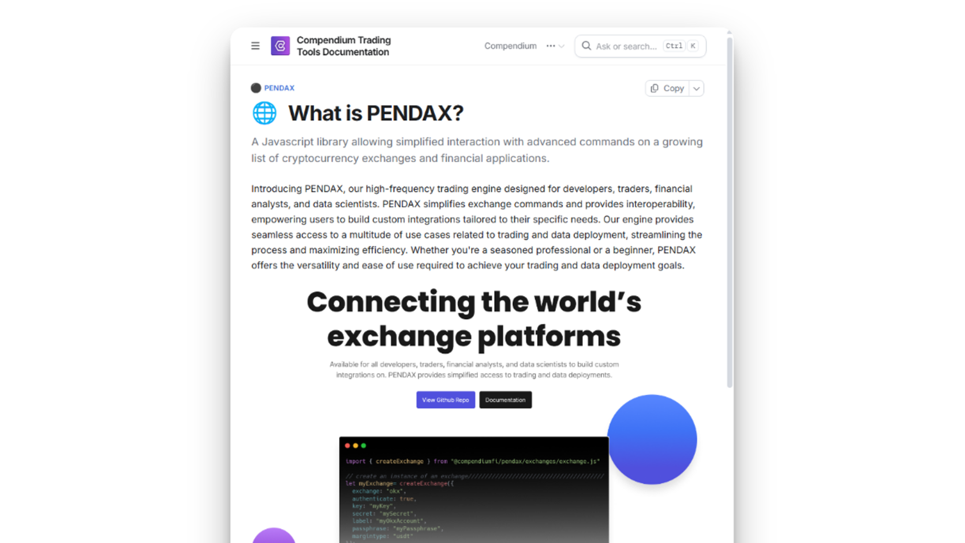 PENDAX screenshot 1